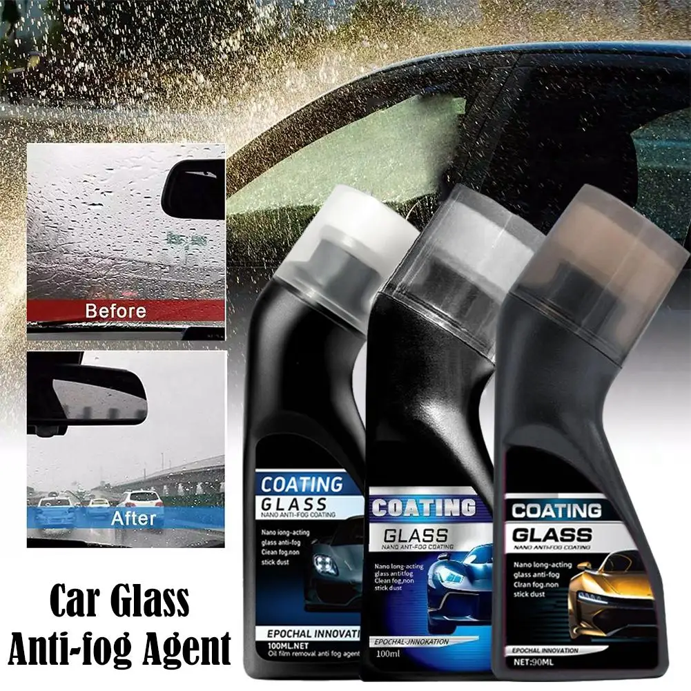 Car Glass Anti-fog Agent Windshield Cleaner Waterproof Nano Car Rainproof Anti-fogging Supplies 100ML Coating Agent M3S6