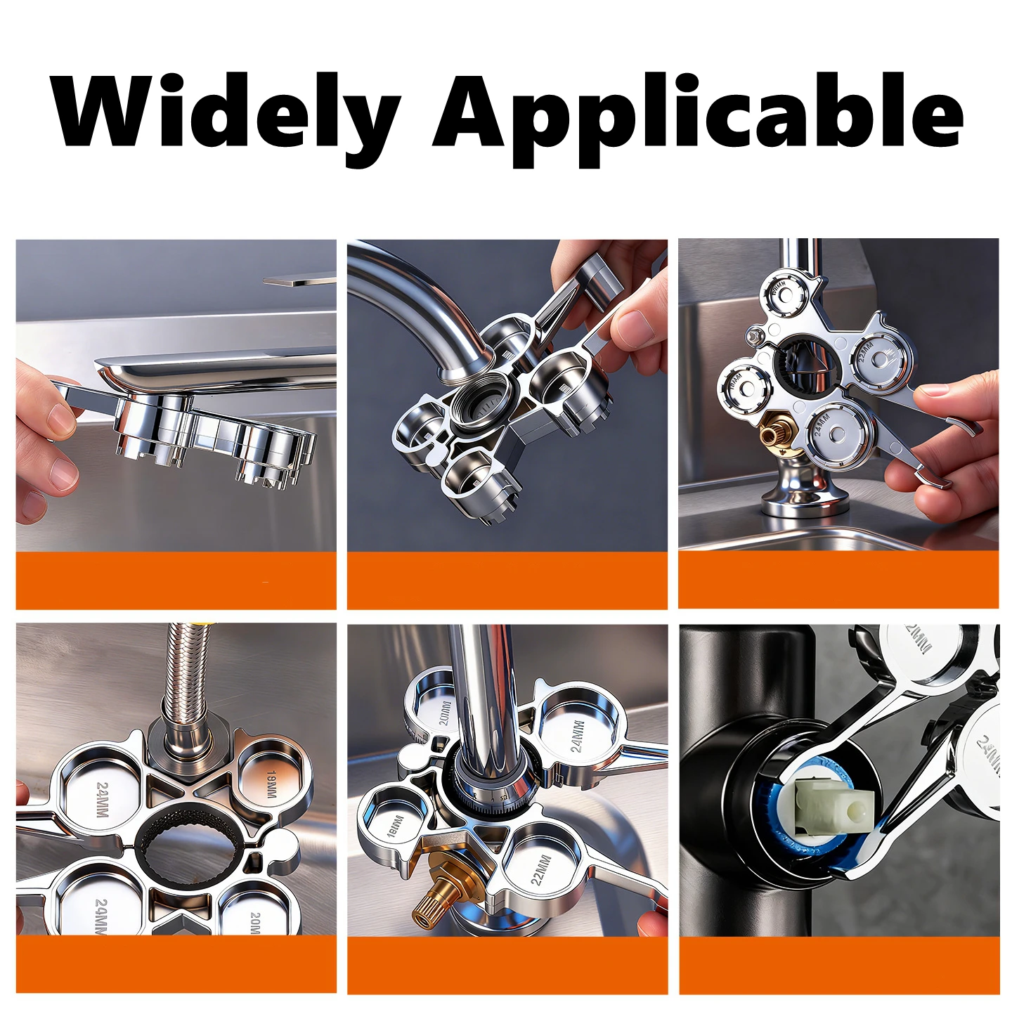 12 in 1 Faucet Wrench, Sink Ae - огляд і ціна Commercial Kitchen Taps