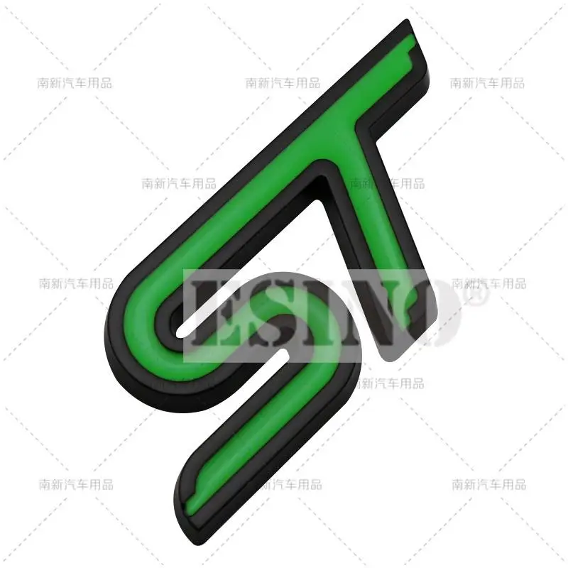 3D ST Car Trunk Metal Badge Emblem For Car Rear Body Tailgate Accessories Adhesive Styling Badge for Ford Focus Fiesta Edge