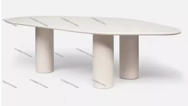 

Irregular cloud dining table, silent wind, special-shaped cream wind table, creative designer of office conference table