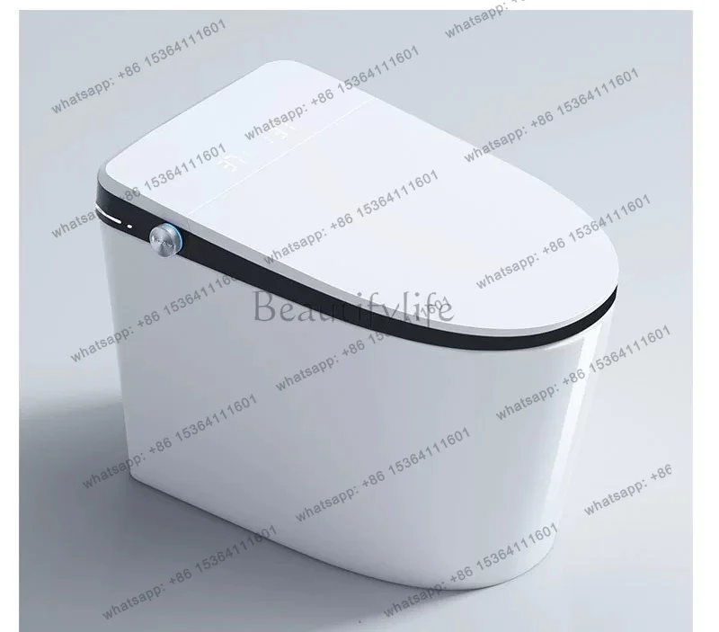 

The smart toilet has no water pressure limit, and the automatic flip flush cleans the toilet.