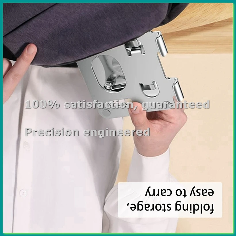 

Складная регулируемая подставка для ноутбука 360° ° Вращающийся держатель для планшета из алюминиевого сплава, устойчивый, совместимый с планшетами PZZW