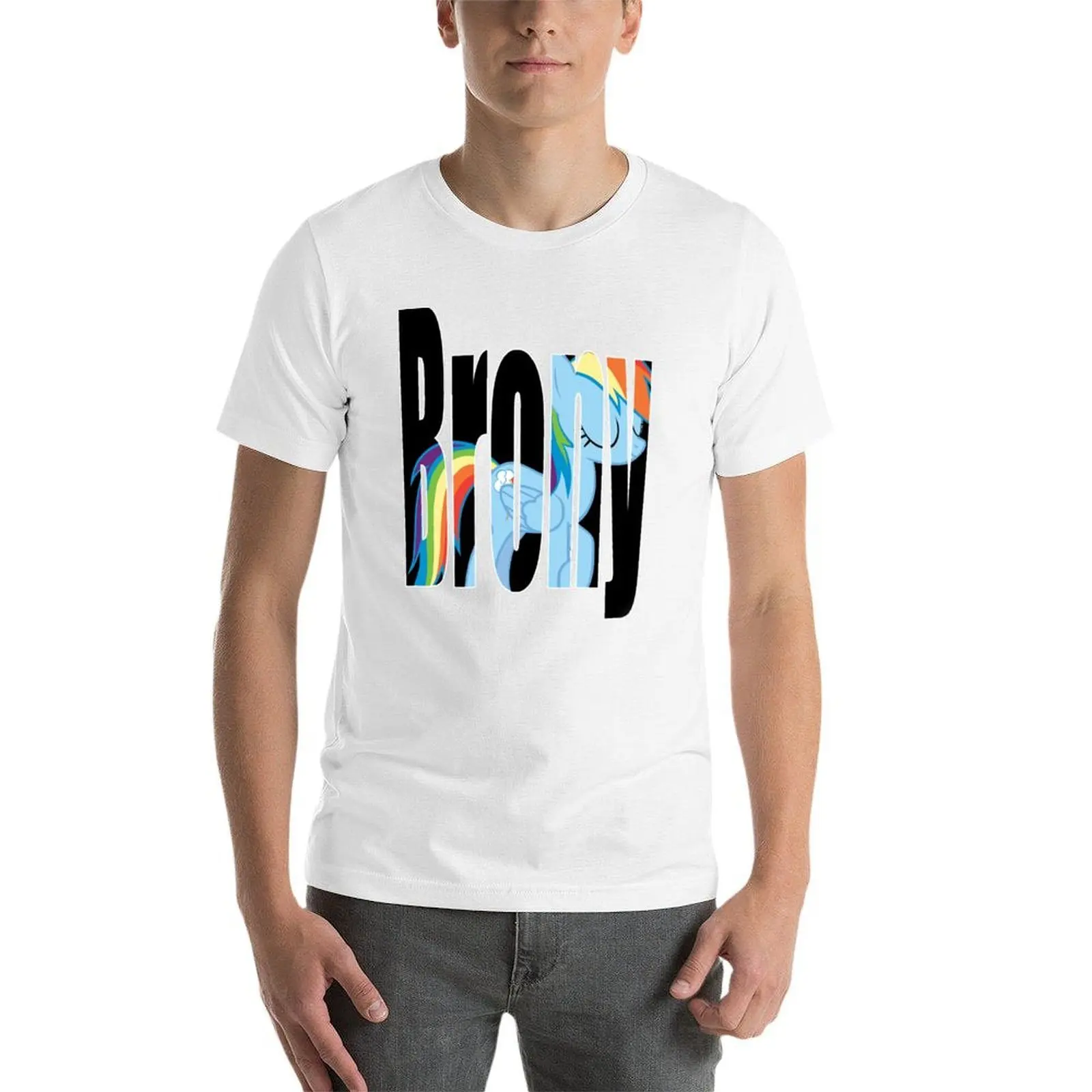 Brony T-Shirt t shirt man cotton graphic t shirts for man T-Shirt view 4