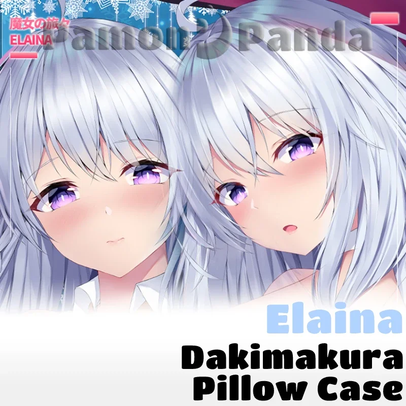 Elaina Dakimakura Wandering Witch Hugging Full Body Sexy Pillow Case Cushion Cover Pillowcase Home Bedding Pillowcover Decor