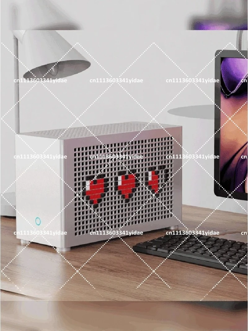 A4 Frame Mini ITX Chassis, Air-Cooled CNC Aluminum Alloy Case, Combocube Desktop Computer Case