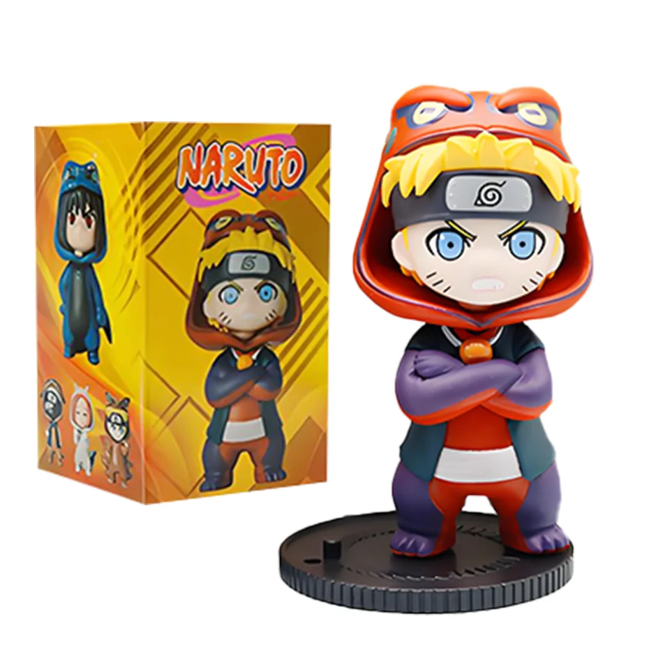 1-9 Stück Naruto Blind Box Figuren Modell Ornament Anime Uchiha Sasuke Sakura Cosplay Actionfigur Modell Spielzeug Dekorationen Geschenke – Detail 13