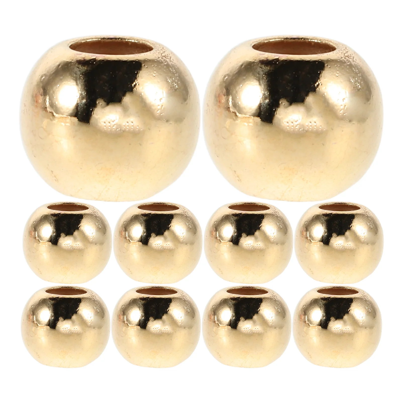 50 قطعة خزر عازل سيليكون 5 مللي متر الذهبي الجولة شقة Rondelle فضفاض حبة Diy بها بنفسك صنع المجوهرات سوار قلادة صياغة سلسلة