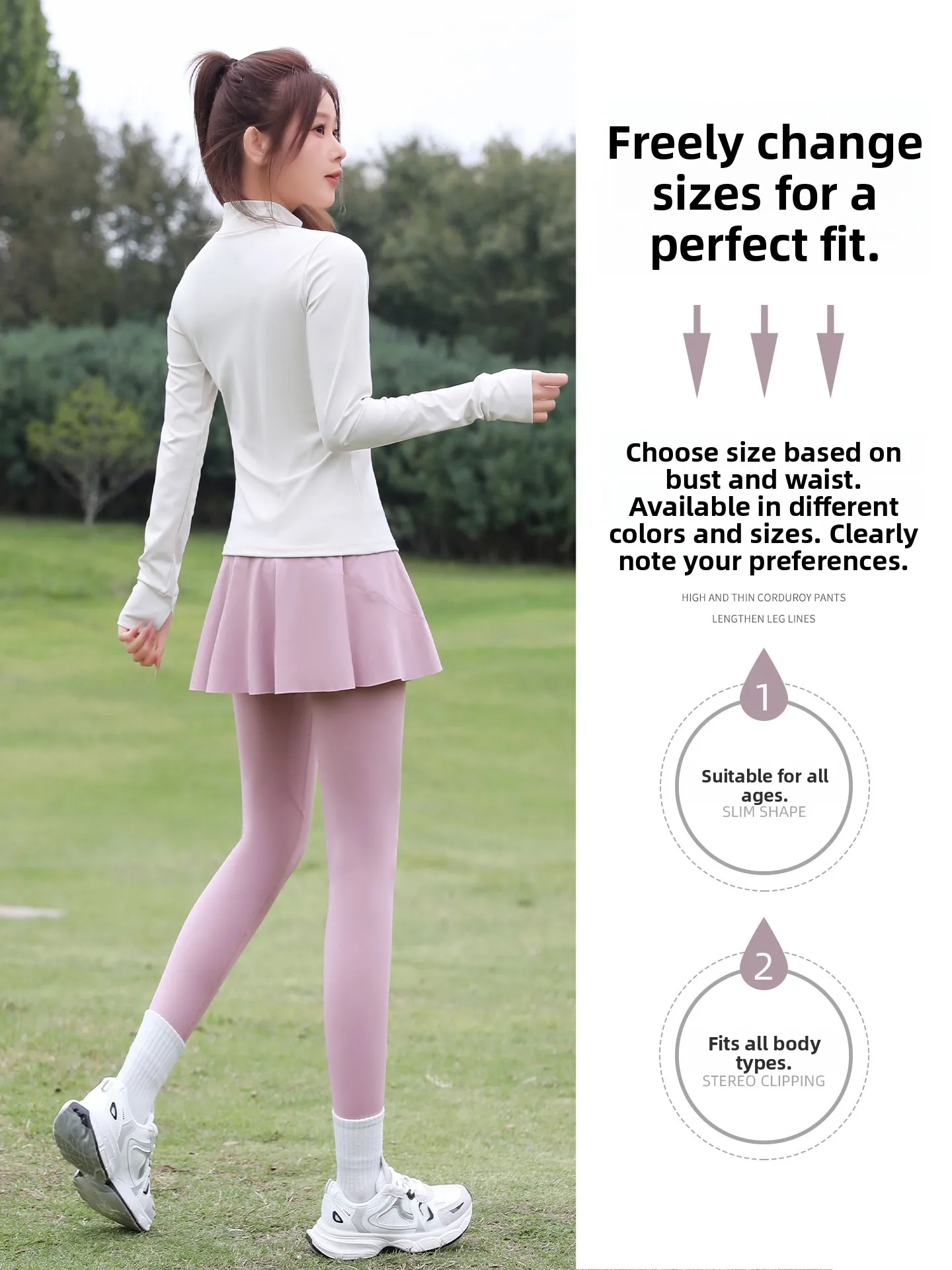 High-End Yoga Fitn Clothing Set Women's 2025 New Sle Pilates Training Running Sports Pants Skirt Long Sve Zipper Closure