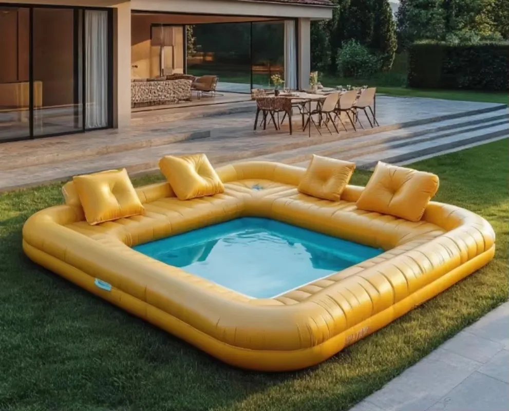 Custom Backyard Party Family Children Adult Portable Inflatable Pool with Seat Inflatable Pool