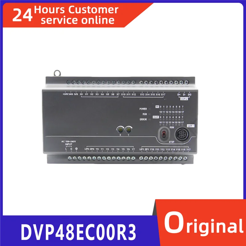 

Новый оригинальный программируемый контроллер DVP48EC00R3 DVP48EC00T3
