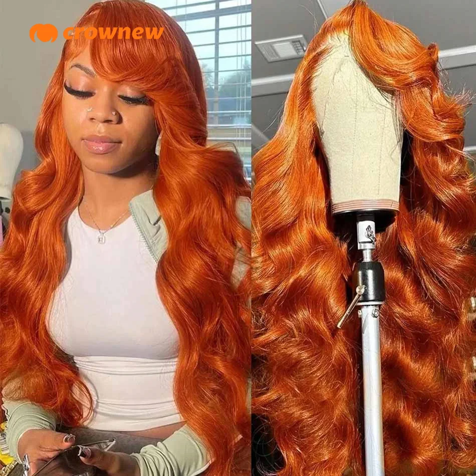 350 Ginger Lace Front Wig Human Hair Body Wave Frontal Wig Human Hair 13X4 Hd Lace Front Wig 250% Human Hair Wig Cheap Wigs