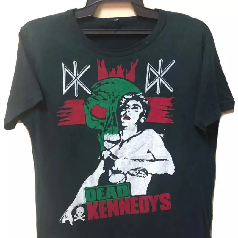 

Футболка DEAD KENNEDYS SKULL CROSS PUNK ROCK HARDCORE TOUR, полный размер S 5XL