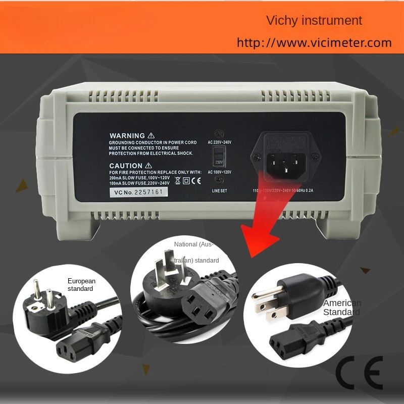 VC8145 VC8045 4 7/8 DMM Digital Bench Top Multimeter True RMS 80000 Counts Tester Auto Range Multimetro Voltmeter Ohmmeter