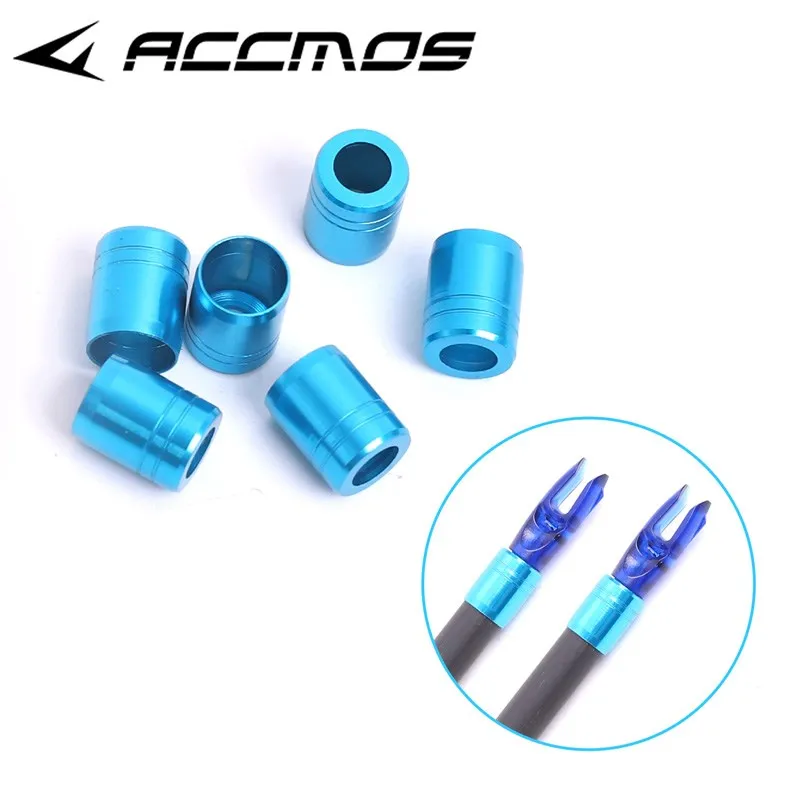 24 pcs 6 Color Explosion-proof Arrow Shaft Protecter Ring Arrow Collar For ID 4.2MM OD 5.4-6.1MM Arrow Shaft