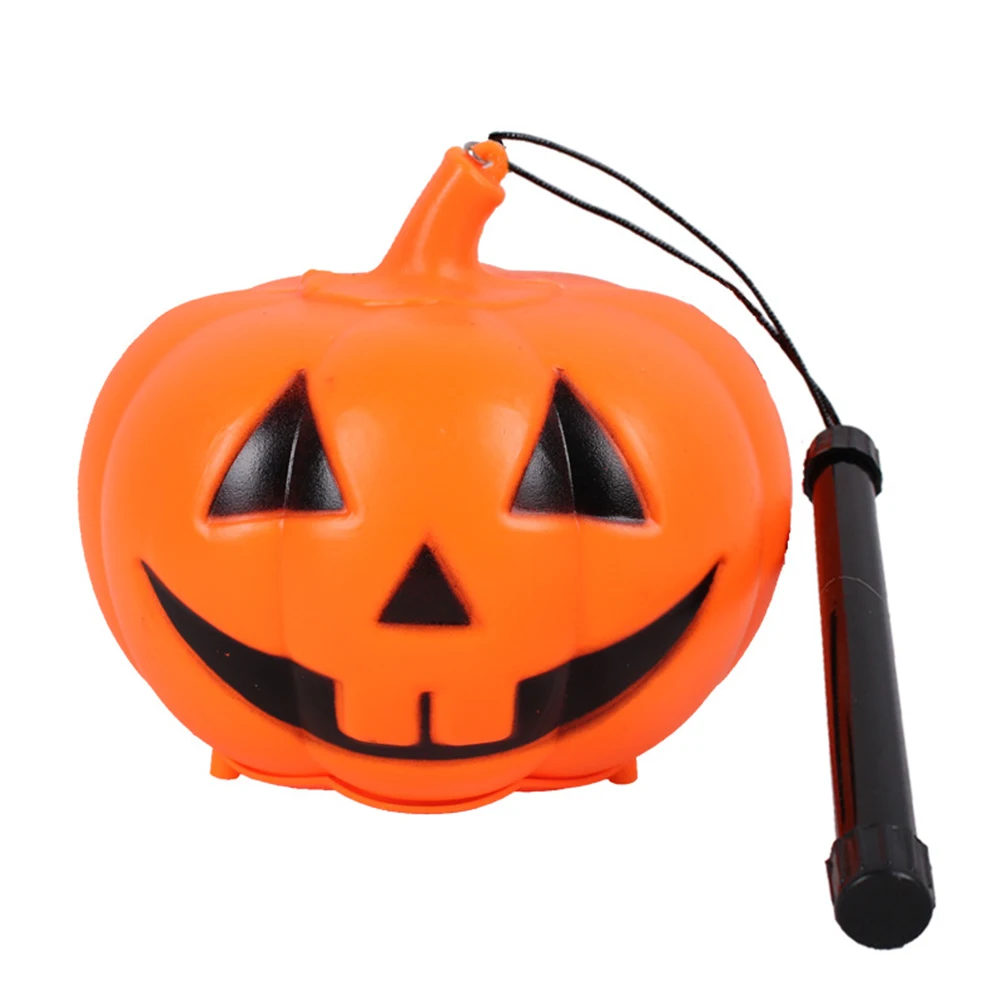 

Halloween Glowing Pumpkin Bucket Orange 13X14X14Cm Portable Horror Party Decoration Lamp Creative Ghost Festival Atmosphere Prop