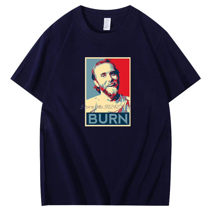 Burzum men's t-shirt Varg Vikernes - Burn Harajuku Graphic T Shirts Summer Fashion Cotton Short Sleeve Tee Men's Clothing