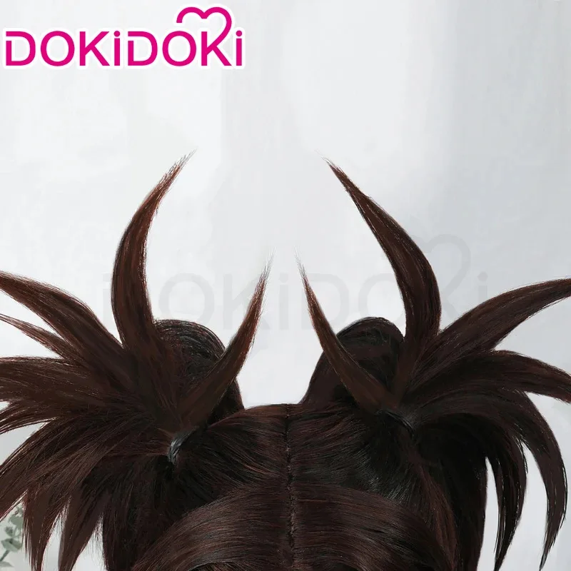 2025 nuevo en STOCK Chosoo Anime DokiDoki hombres 35 cm pelo marrón Choso Cosplay tatuaje resistente al calor peluca gratis ★ ☆ ★