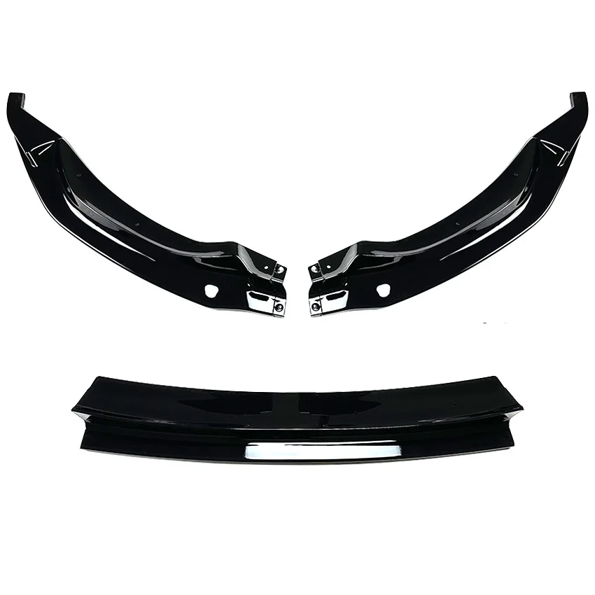 3PCS Car Front Bumper Lip Spoiler Splitter For BMW M3 F80 M4 F82 F83 Diffuser Splitter Cover Gurad Body kits 2015-2020 Tuning