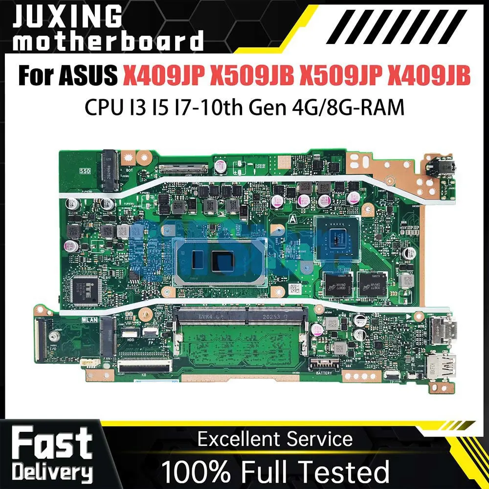 

X409JP Laptop Motherboard For ASUS X509JB X509JP X409JB R409J P1510CJA Notebook Mainboard CPU I5 -10th 4G-RAM 920MX V2G