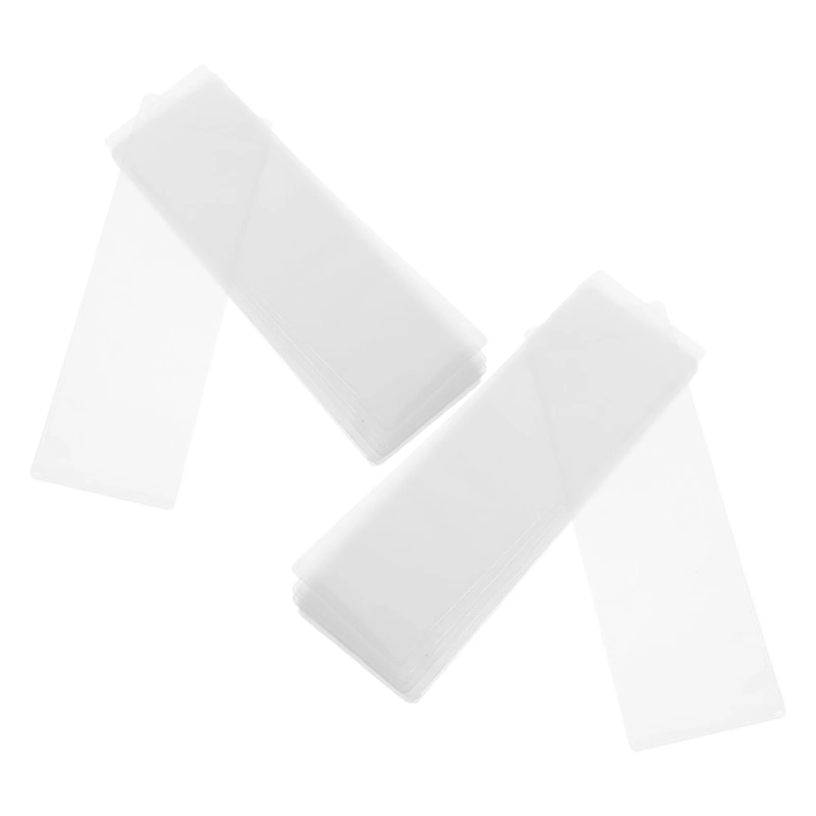 

20pcs Clear Waterproof Bookmark Sleeves With Hole For Photo Booth Strips Plastic Bookmark Holders Protector Organizer For