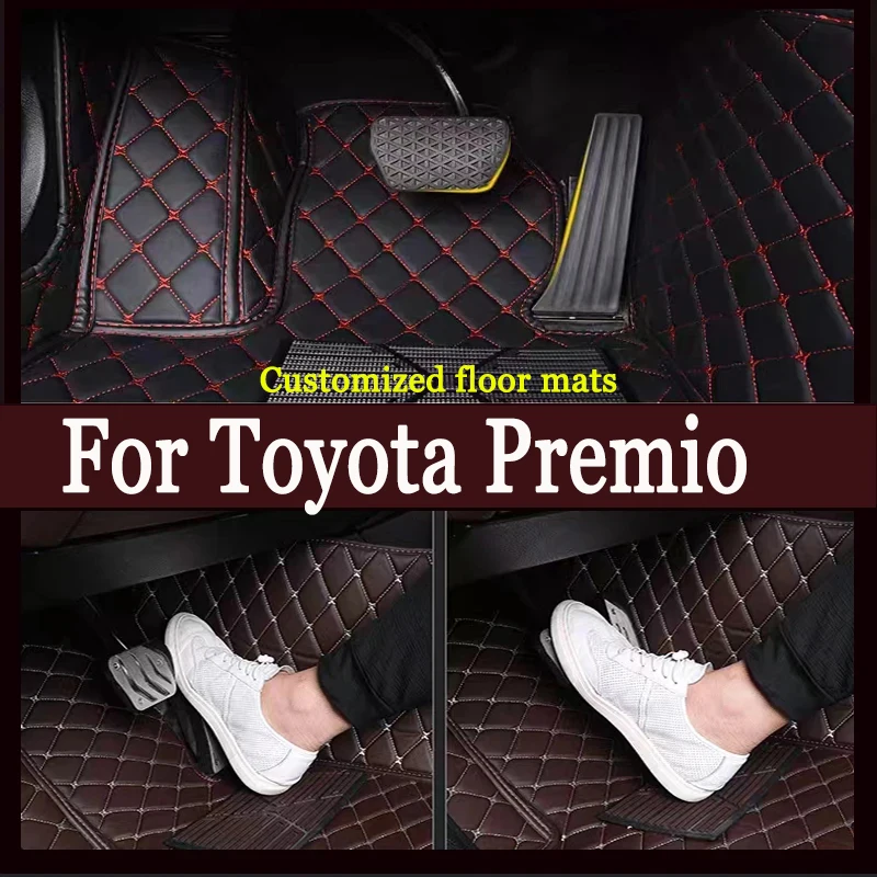 

Автомобильные коврики для Toyota Premio Allion T260 2007 ~ 2020, водонепроницаемый ковер, роскошный кожаный коврик, автомобильные аксессуары, автоковрики