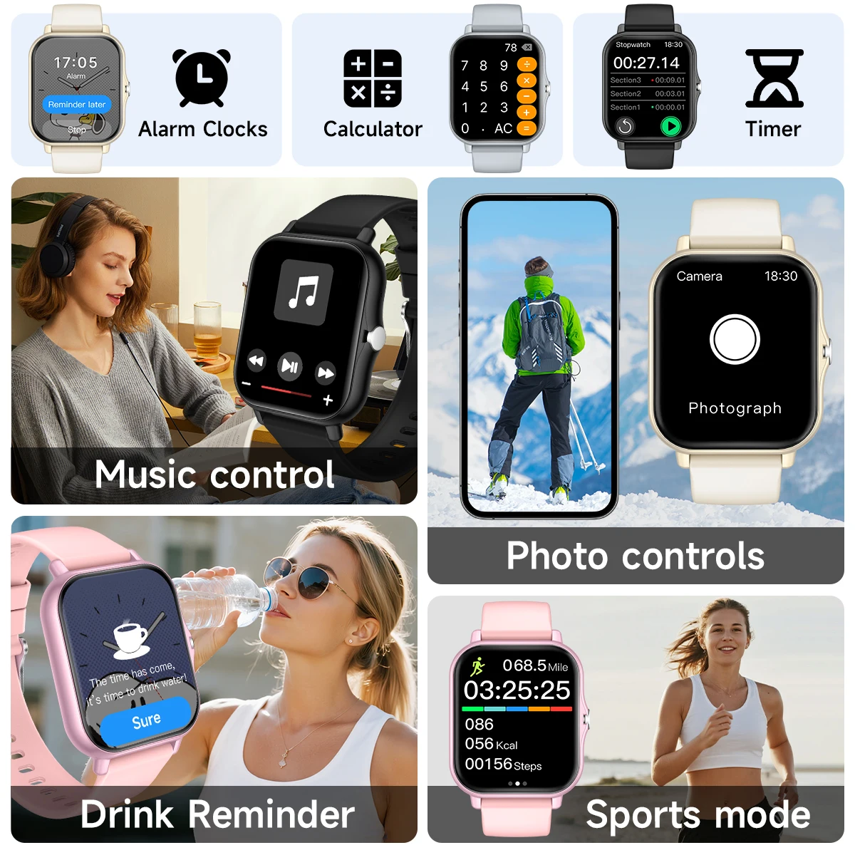 สมาร์ทวอทช์ใหม่ 1.83 นิ้วหน้าจ - Smartwatch X12 บทวิจารณ์และราคา