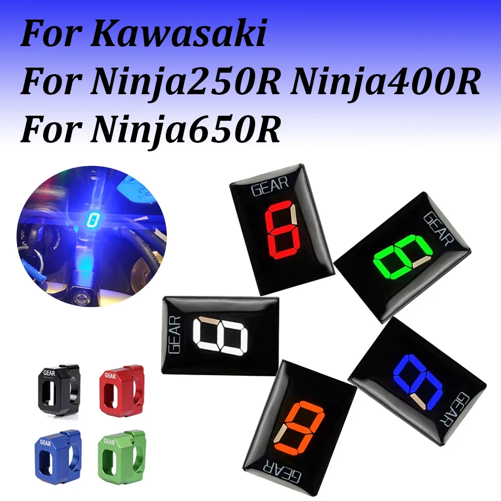 For Kawasaki Ninja650R Ninja400R Ninja 250 400 650 R Motorcycle Accessorie Gear Indicator Gear Counter Display Speed Report