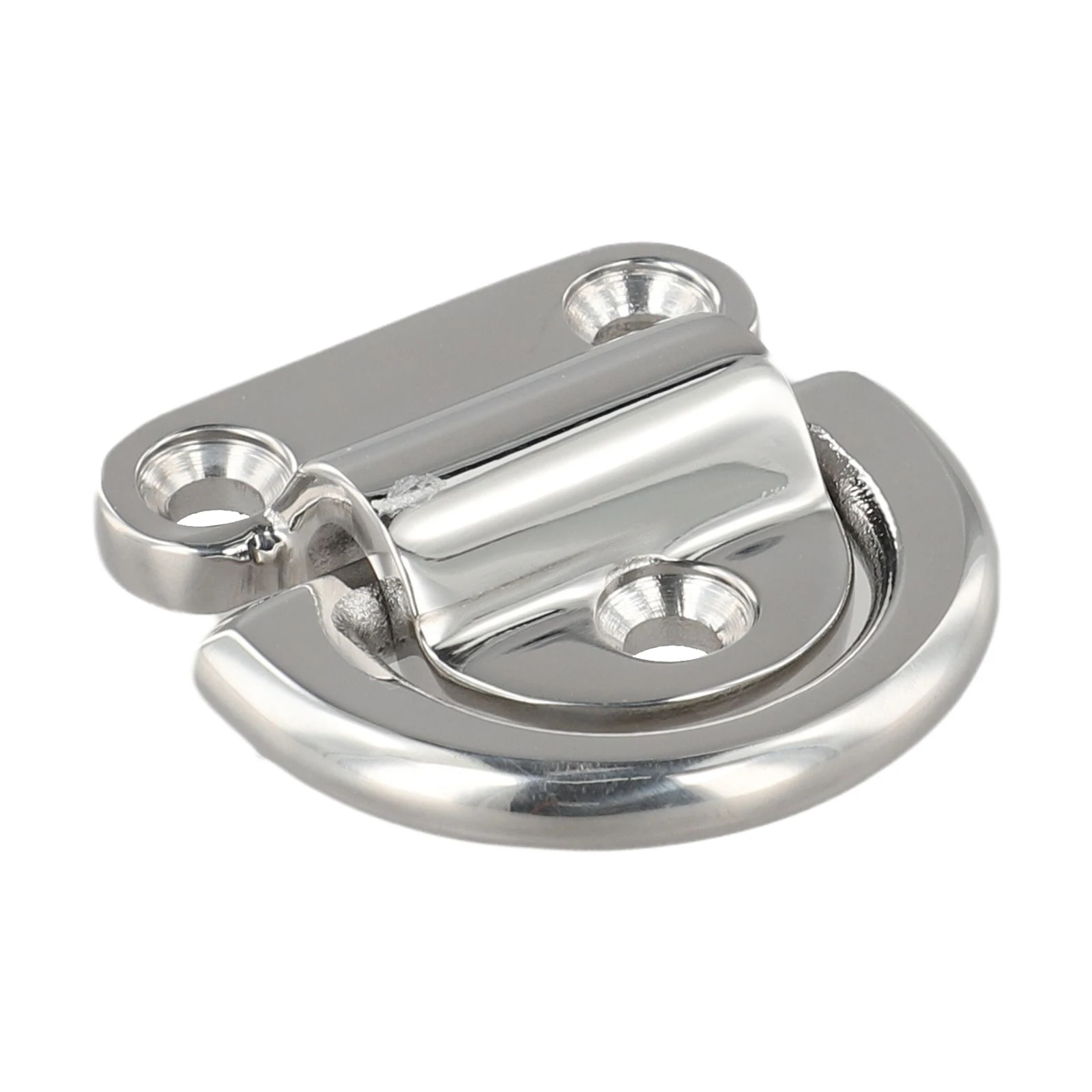 Marine Trailer Truck Anchor Point Lashing Ring 1 Pcs 316 Stainless Steel D Ring Folding Pad Eye Easy To Install