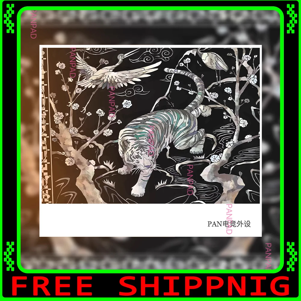 PAN Esports Sakura Prism Glass Mousepad Smooth and Speed Mouse Pad FPS Duplicate Gamesense Sonar Minhwa For TTK APEX CSGO PC