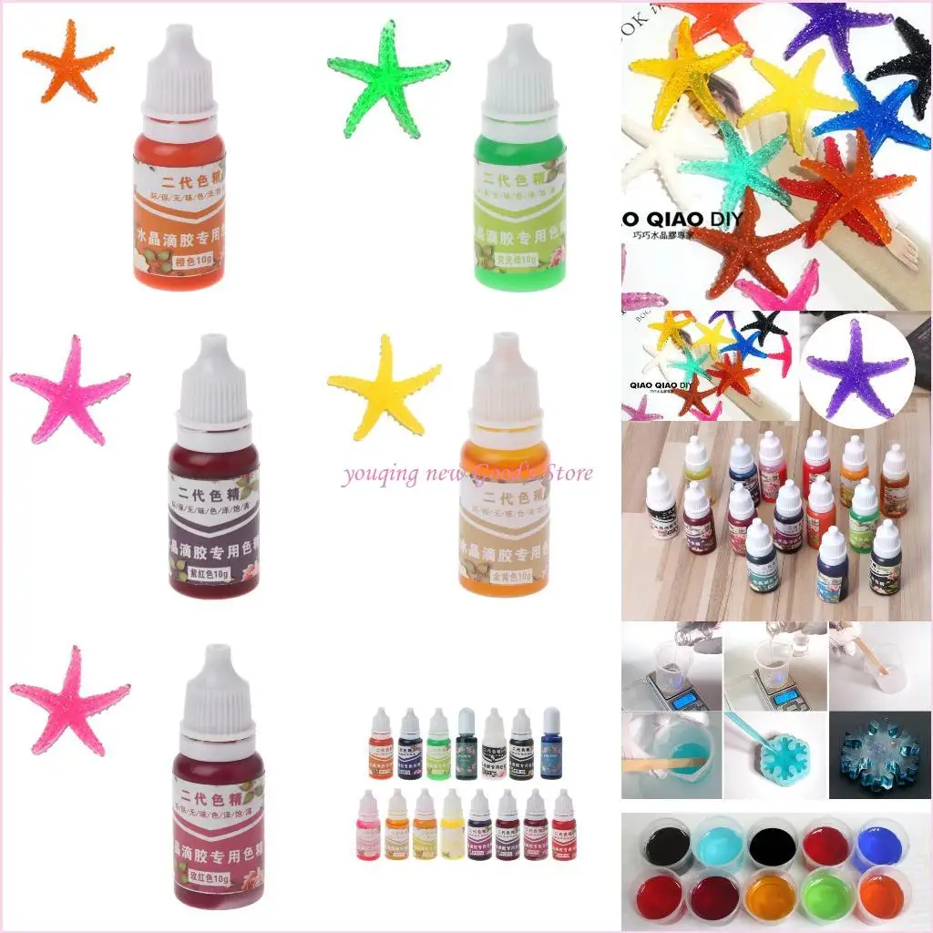 

57qa 15colors Нетоксичная ультрафиолетовая эпоксидная смола