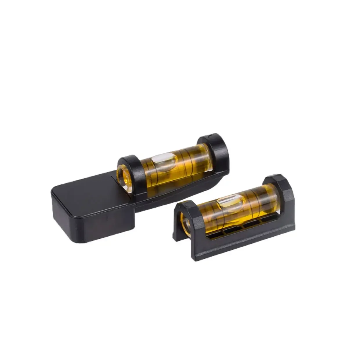 2 個の戦術的な磁気玩具銃器技師バブルレベルスコープ取り付けレベリングツール磁気ベースアダプター付きライフルスコープアクセサリー