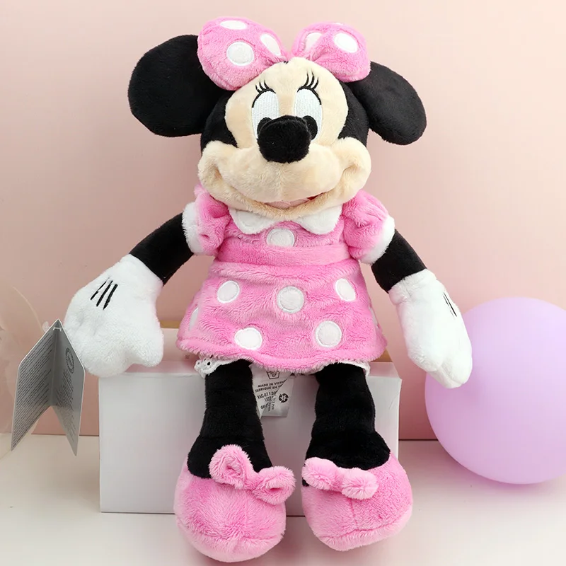 2pcs Mickey Mouse Plushies Toy Set For Kid Pink Minnie Cute Anime Plush Kawaii Doll Girl Cotton Soft Stuffed Animal Holiday Gift view 3