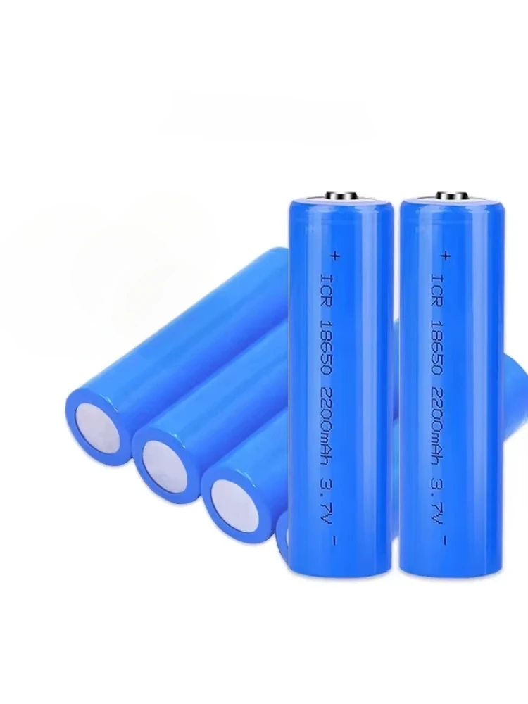 Akumulator litowy 18650, 3,7 V, 2200 mAh, wielokrotnego ładowania, do latarki, długopisu laserowego, małego wentylatora, lampy ulicznej zasilanej energią słoneczną, reflektora – wysoka jakość. — zdjęcie produktu 7