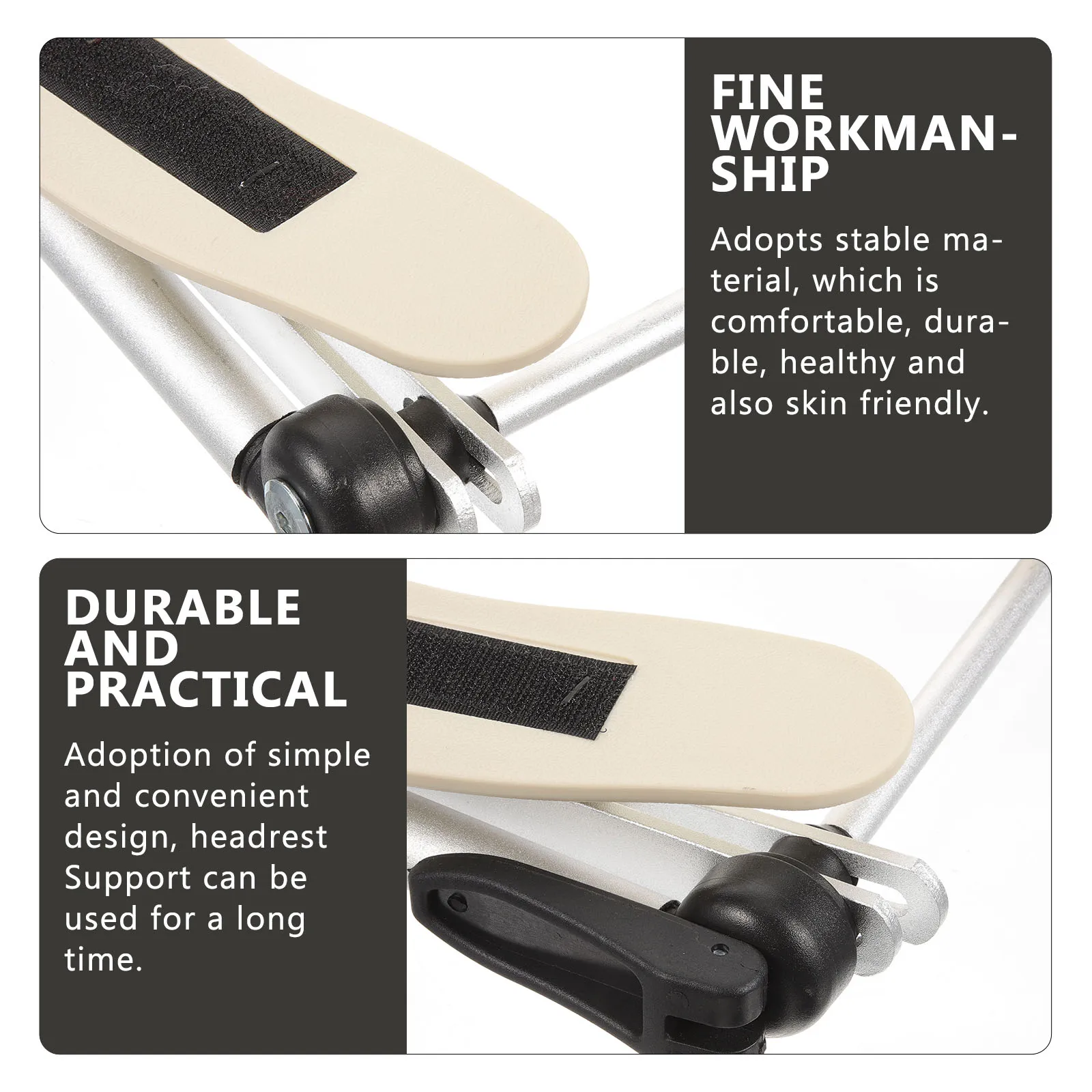 

Подголовник для массажной кровати, портативная эргономичная подставка для лица, удобный прочный аксессуар для массажного стола, подголовник, педаль