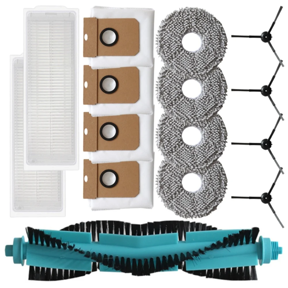 For Conga 13090 Spin Revol Home Vacuum Cleaner Essential Replacement Parts Set with Brushes and Mopping Supplies