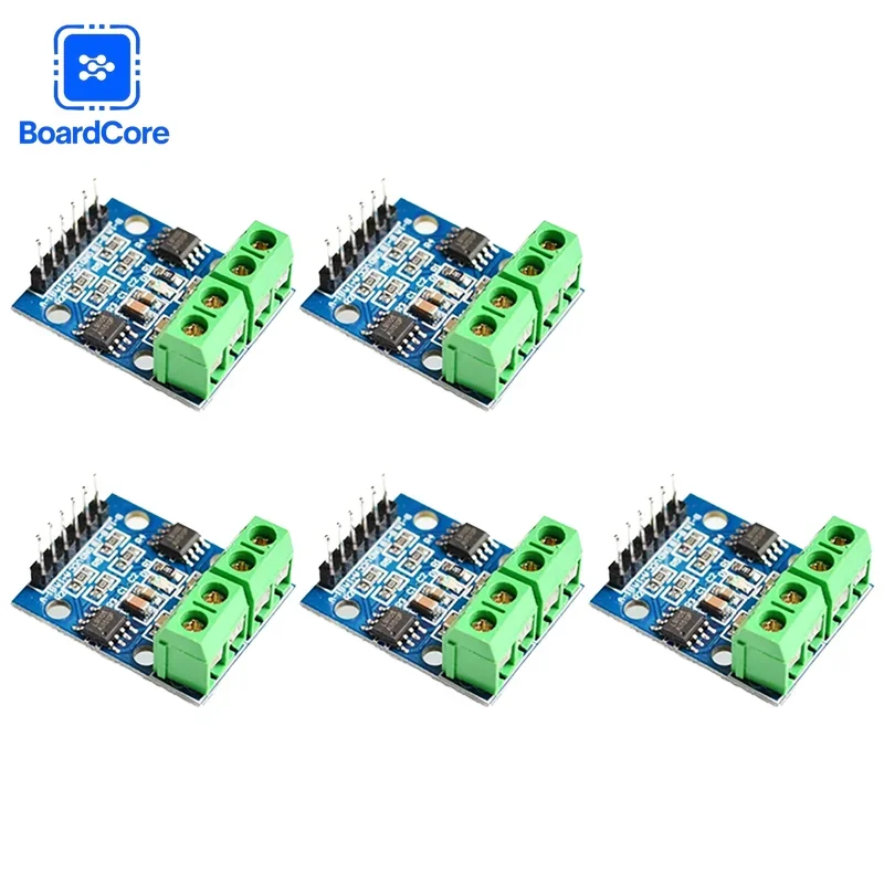 1/5PCS L9110S L9110 Placa controladora de motor de doble puente H 2.5-12V 0.8A para motor de CC/paso de 2 canales para coches inteligentes y robótica