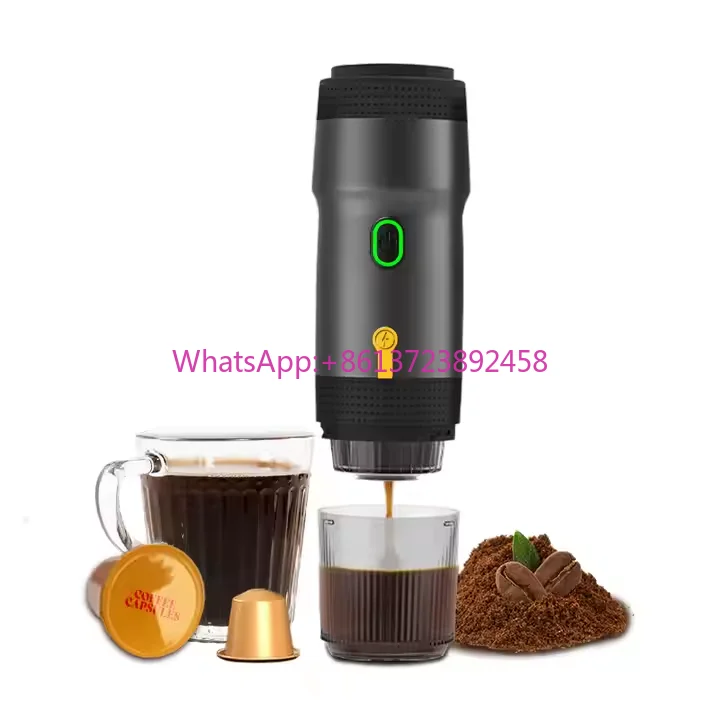 

Portable Wireless Coffee Machine with American Style Concentrated Capsules for Home Use, Heating Fully Automatic, Rechargeable