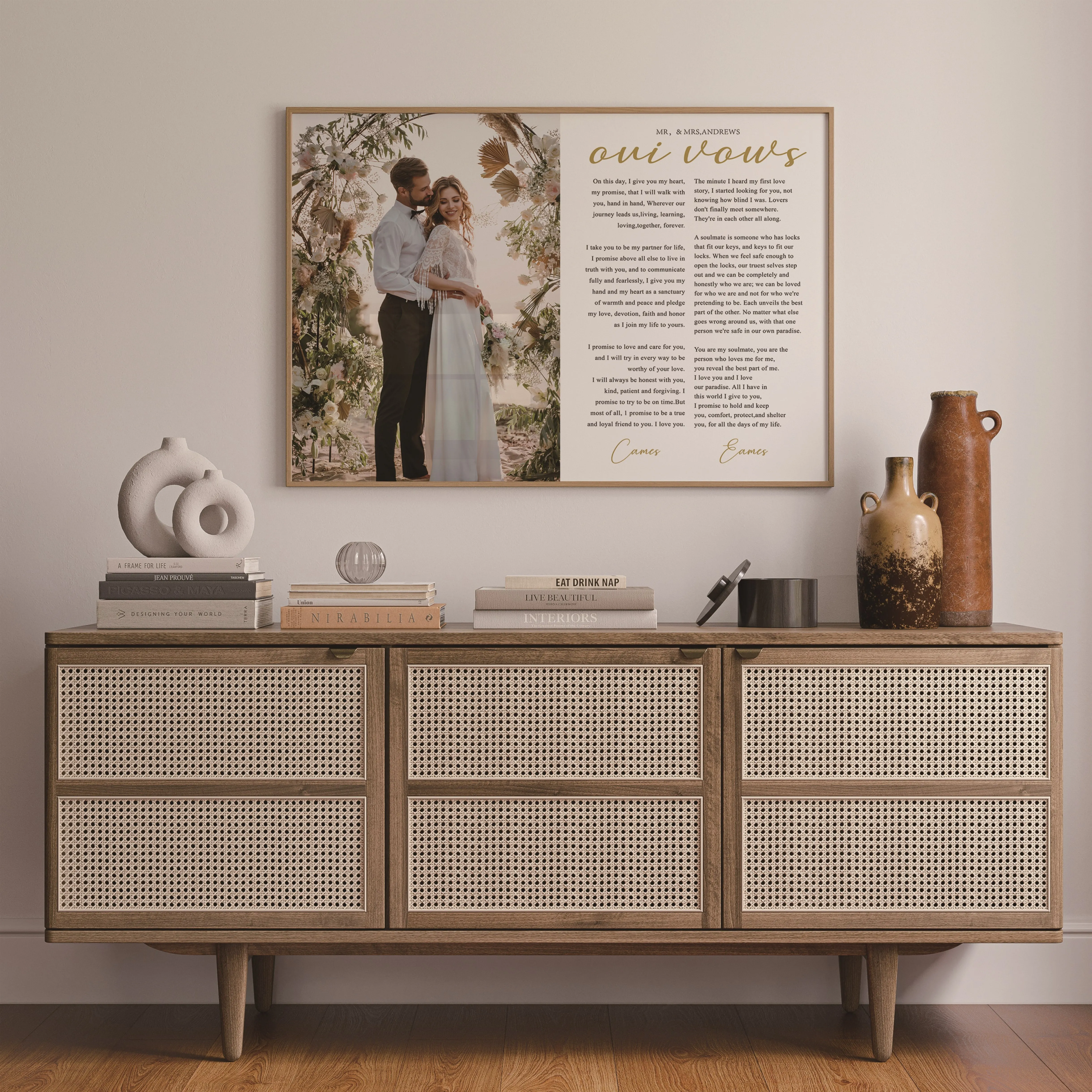 

Customized Couple Vow Photos Wall Art Prints Canvas Painting Poster Picture For Living Room Home Decor