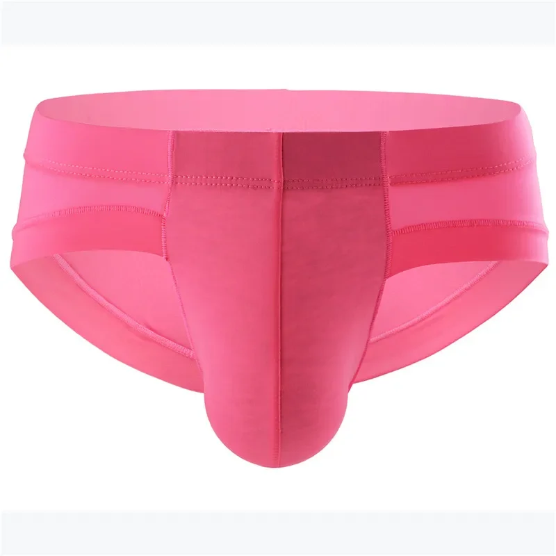Men's Sexy Ice Silk Underwear Panties Homewear Underpants Breathable Comfortable Summer Male Clothes Mens Sexy Underwear
