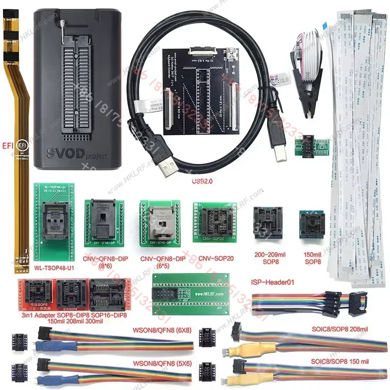 SVOD4 Programmer VER-4 SVOD4 Project Programmer 16adapter +EFI Ribbon Cable in Stock