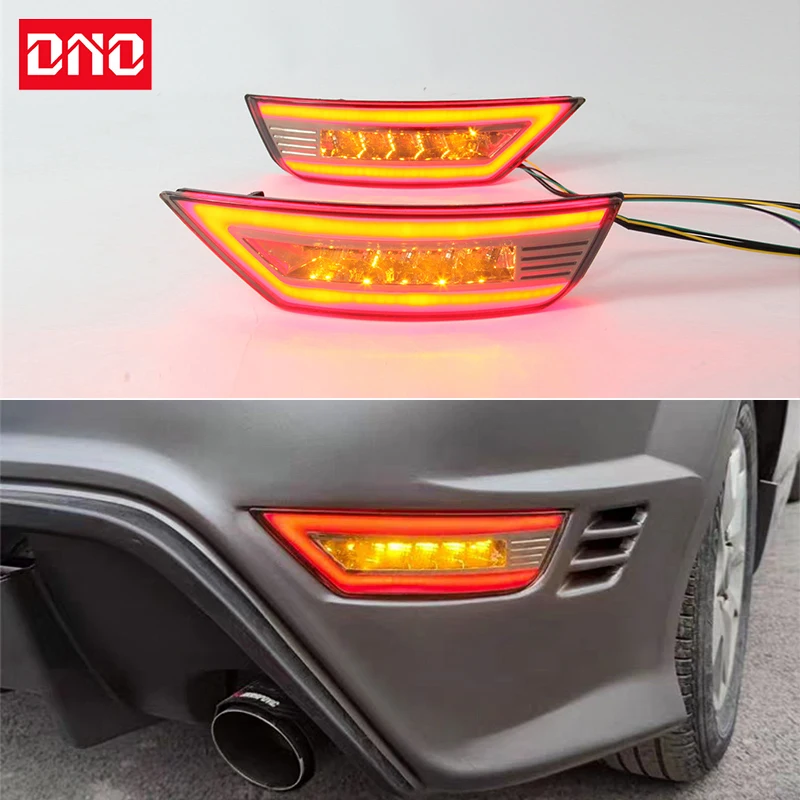 

Car LED Rear Bumper Lamps For Ford Focus Hatchback 2009 - 2013 Brake Light Turn Signal Backup Reflector Lamp Taillights Fog Lamp