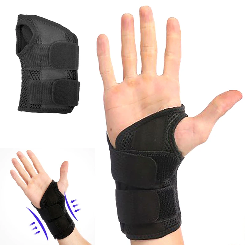 1pcs Elastic Carpal Tunnel Wristbands Exercise Wrist Protector Brace Support Hand Left Right Bowling Drawing Mouse Keyboard Gym