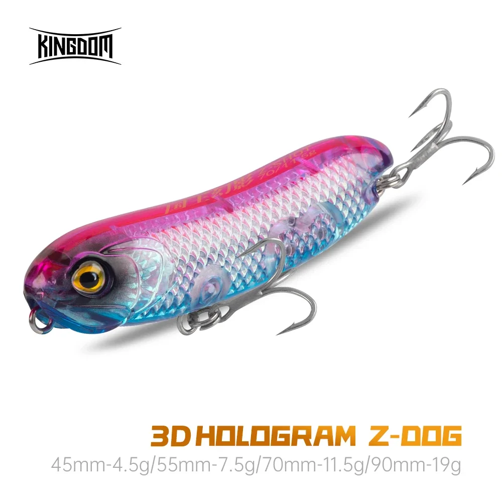 Приманка для рыбалки Kingdom Topwater Z-Dog 3D Голограмма 4,5 г 7,5 г 11,5 г 19 г Искусственный карандаш Гольян Плавающие жесткие приманки Поверхностные приманки Приманка для рыбалки Kingdom Topwater Z-Dog 3D Голограмма 4,5 г 7,5 г 11,5 г 19 г Искусственный карандаш Гольян Плавающие жесткие приманки Поверхностные приманки