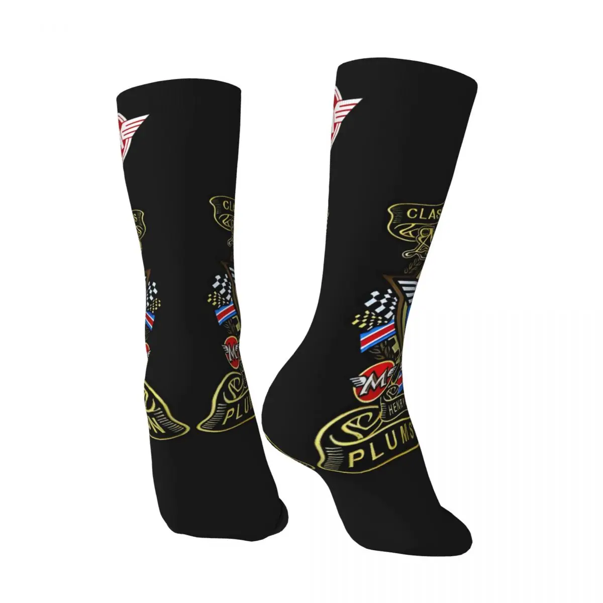 Funny Crazy Sock for Men Fantastic Hip Hop Vintage Matchless Happy Quality Pattern Printed Boys Crew compression Sock Novelty