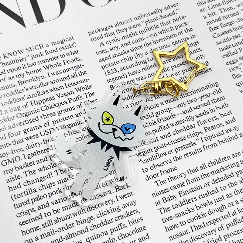 GMMTV Lykyou LYKN تأثيري المفاتيح الاكريليك لطيف الكرتون مفتاح سلسلة حقيبة قلادة سبيكة ستار كيرينغ اكسسوارات الحفلات المشجعين الهدايا #3