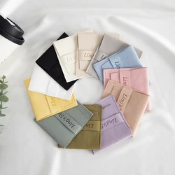 50/100Pcs Lovely Customized Logo Microfiber Jewelry Packaging Bag Earrings Rings Bracelet Pendant Organizer Pouch Wedding Favors