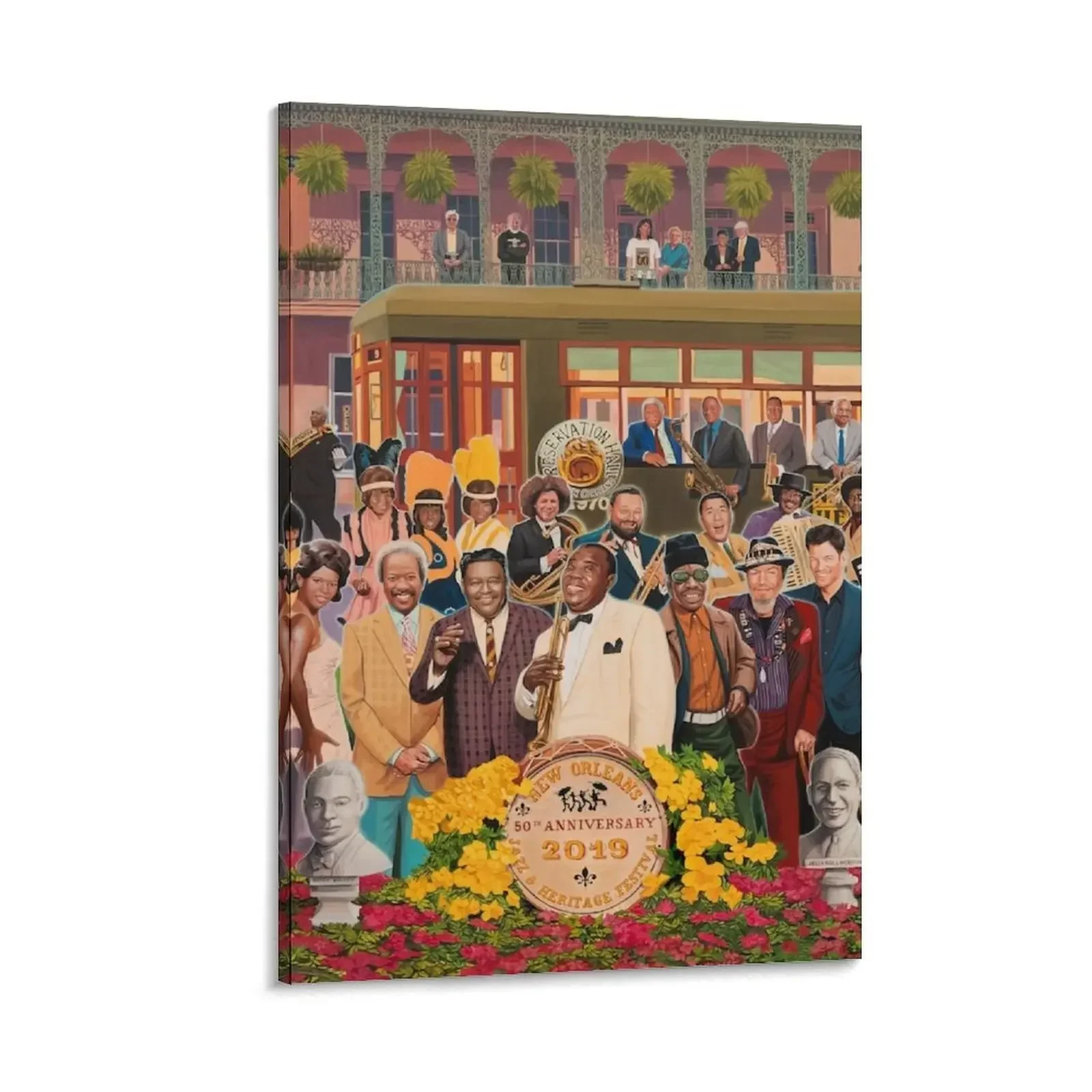

New Jazz Orleans 2019 Canvas Painting wall art large paintings modern living room decoration room decor cute room decor