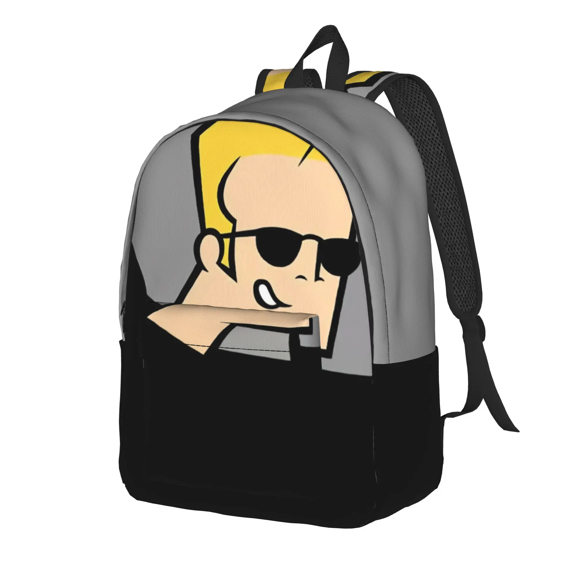 johnnys bravos  Backpack for Men Women Cool High School Business Daypack  College Canvas Bags with Pocket