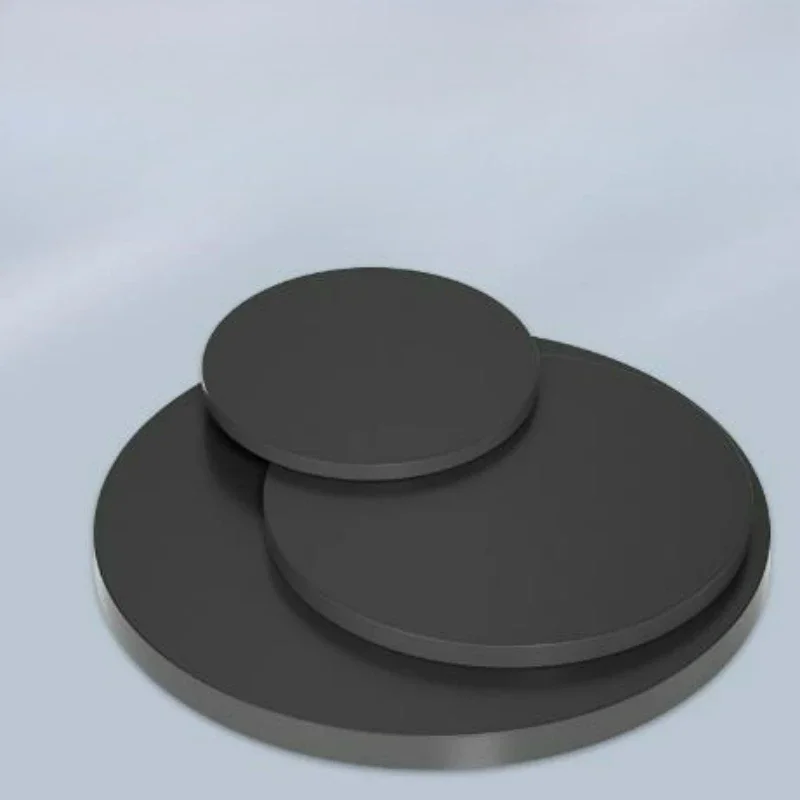 Schwarze, runde Kunststoffplatte aus PP, Durchmesser 60–100 mm, als Abdeckung für Aquarien, robuste Dichtung für industrielle DIY-Anwendungen. – Detail 3