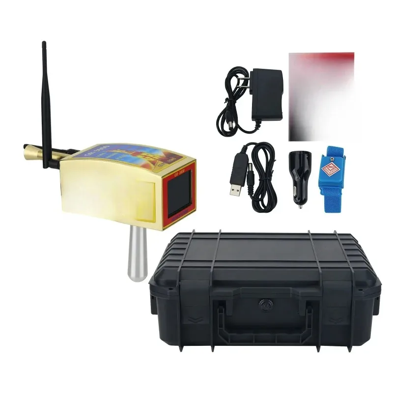 

GR-3000 Metal Detector with Carrying Case 2D 3D System Black Gold Touch Screen for Detecting Metals